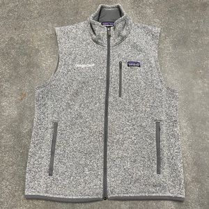 Patagonia Better Sweater Vest Men M Google Company Gray 25881